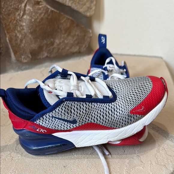 Nike kids Air Max Red and Blue Sneakers - Picture 3 of 12